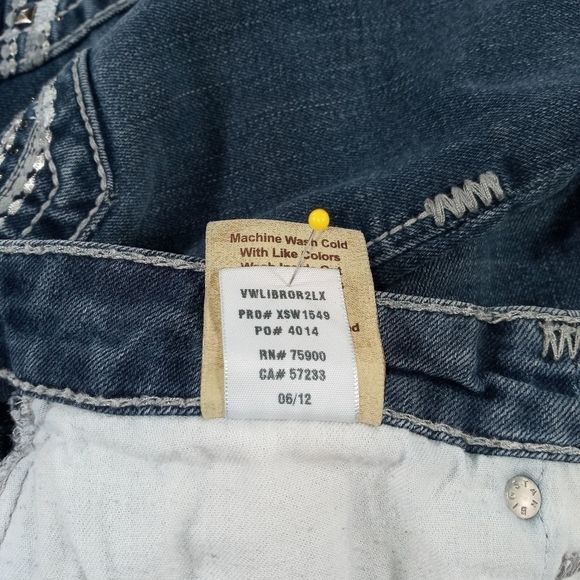 Big Star Liv style women's 27R vintage mid rise stretch bootcut jean 5 pocket - Picture 14 of 16